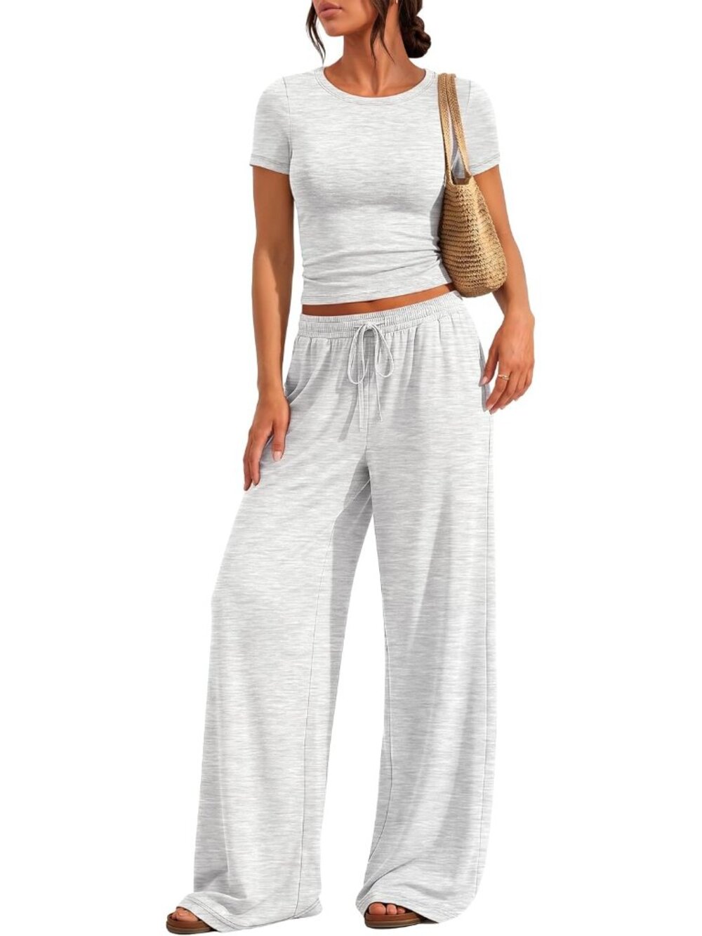 Summer Women's 2-Piece Lounge Set with Pockets